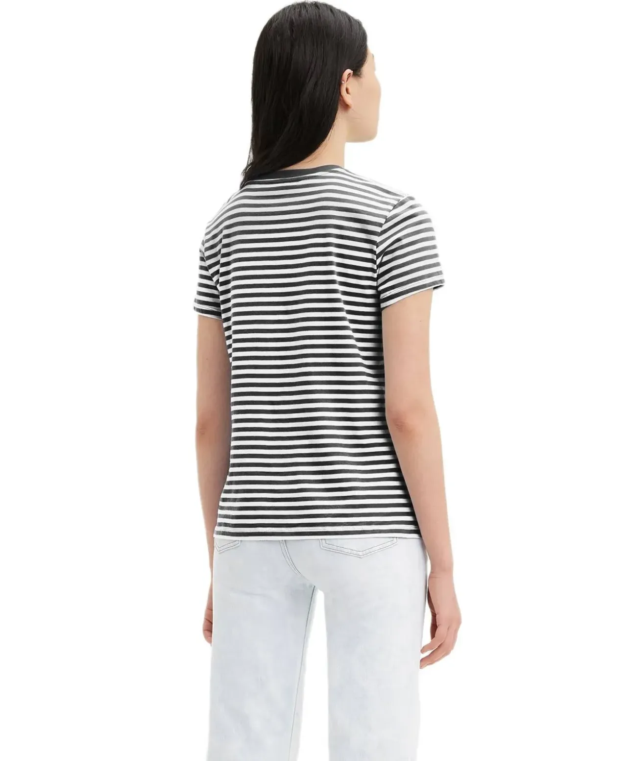 Levi's T-Shirt mit Batwing-Logo im gestreiften Look