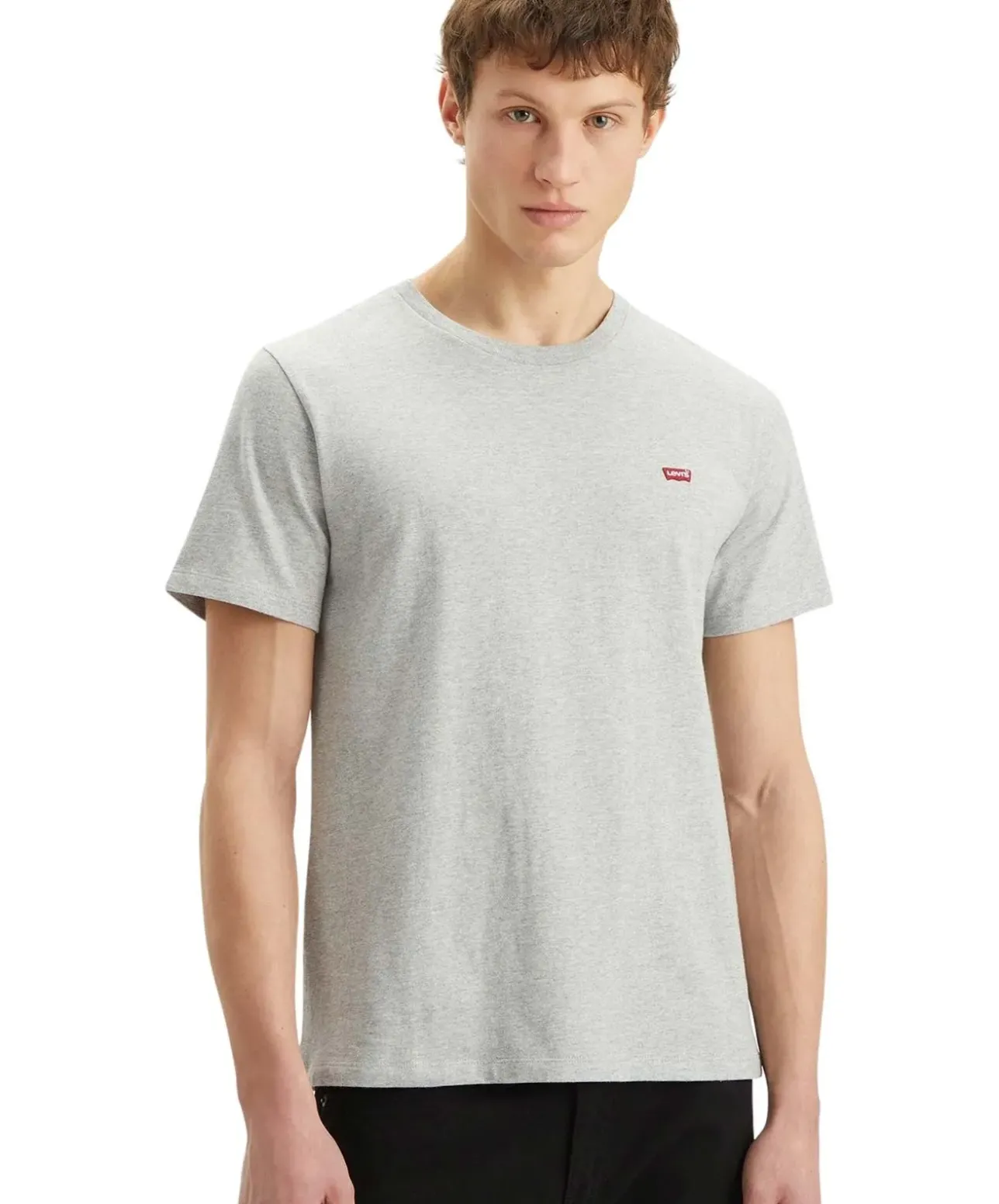 Levi's T-Shirt Original Hausmark in Hellgrau