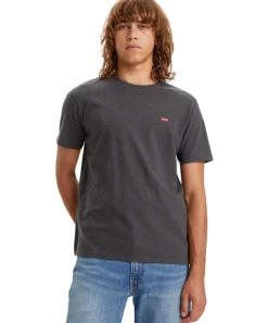 Levi's T-Shirt Original Tee in Grau mit kleinem Logo