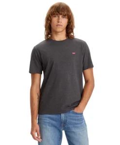 Levi's T-Shirt Original Tee in Grau mit kleinem Logo