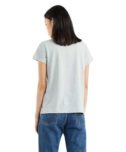 Levi's T-Shirt Perfect Tee mit Batwing- Logo in Grau