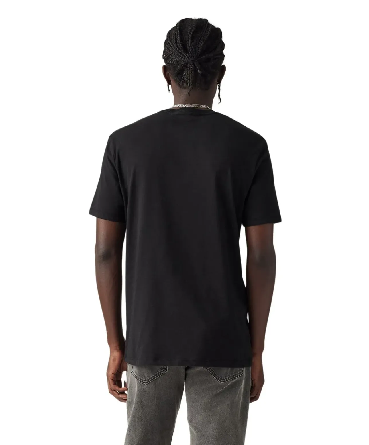 Levis T-Shirt Slim Crewneck 2er Pack in Schwarz