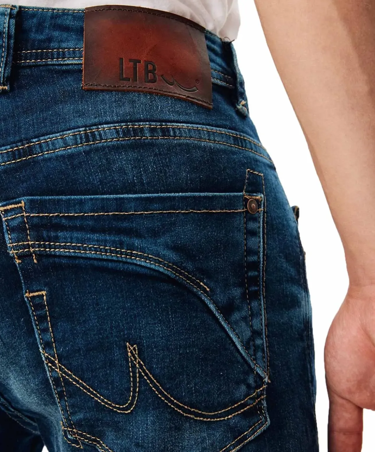 LTB Bootcut Jeans Roden in Blue Lapis Waschung