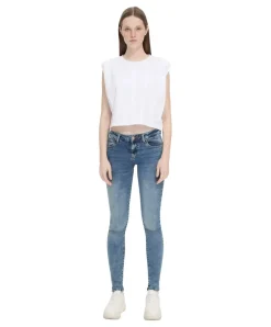 LTB Damen Jeans Nicole Skinny Fit in blauem Yule