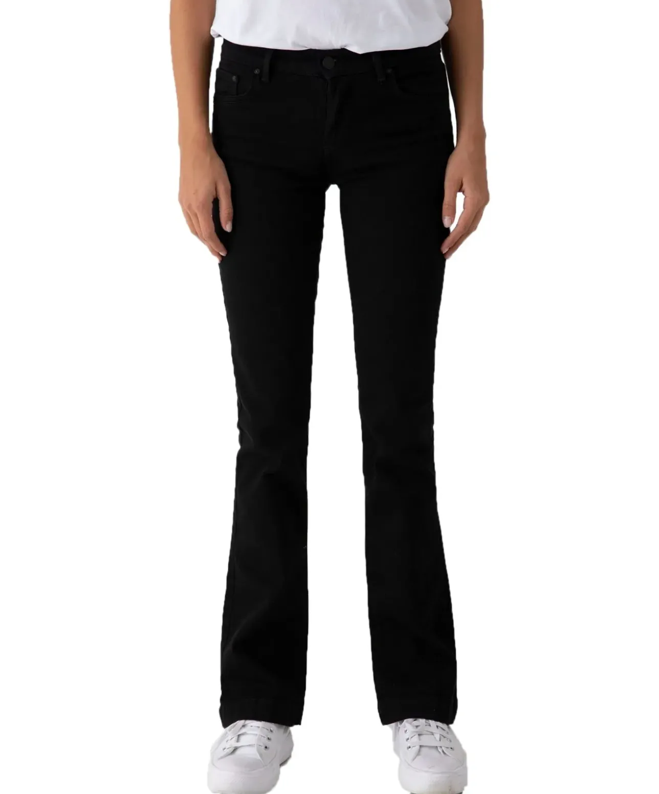 LTB Fallon Flared Jeans in Schwarz
