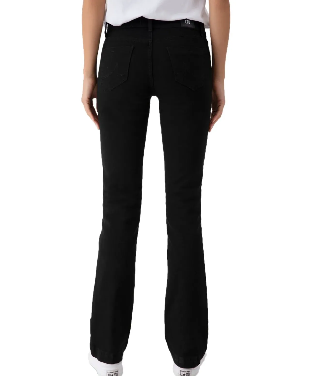 LTB Fallon Flared Jeans in Schwarz