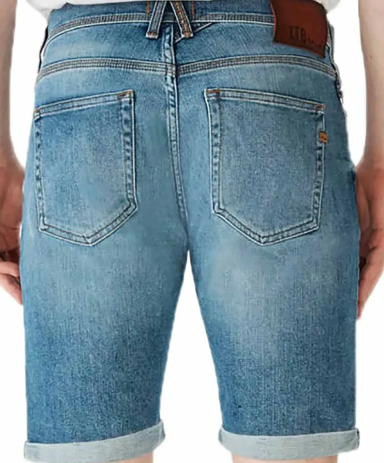 LTB Herren Jeansshorts Corvin in blauer Aiden Färbung