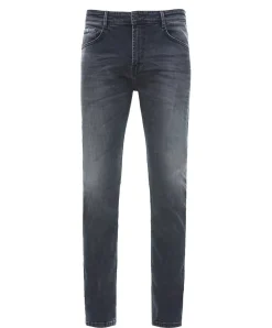 LTB Herren Tapered Fit Jeans Jonas X in dunklem Neldor