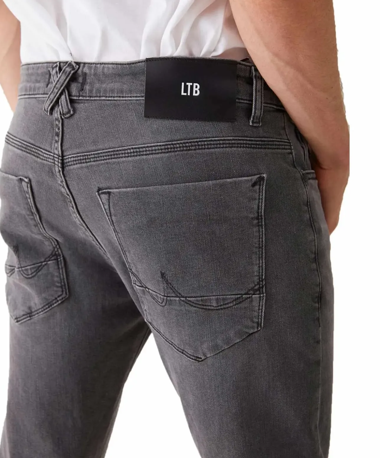LTB Herren-Jeans Slim Fit Joshua in grauem Dust