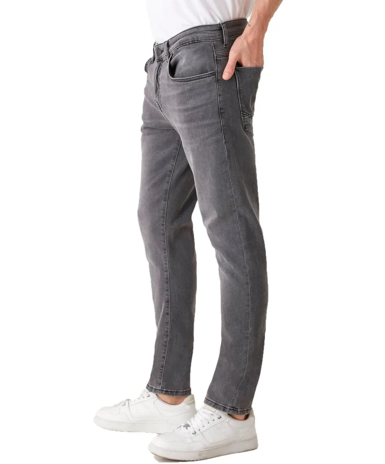 LTB Herren-Jeans Slim Fit Joshua in grauem Dust