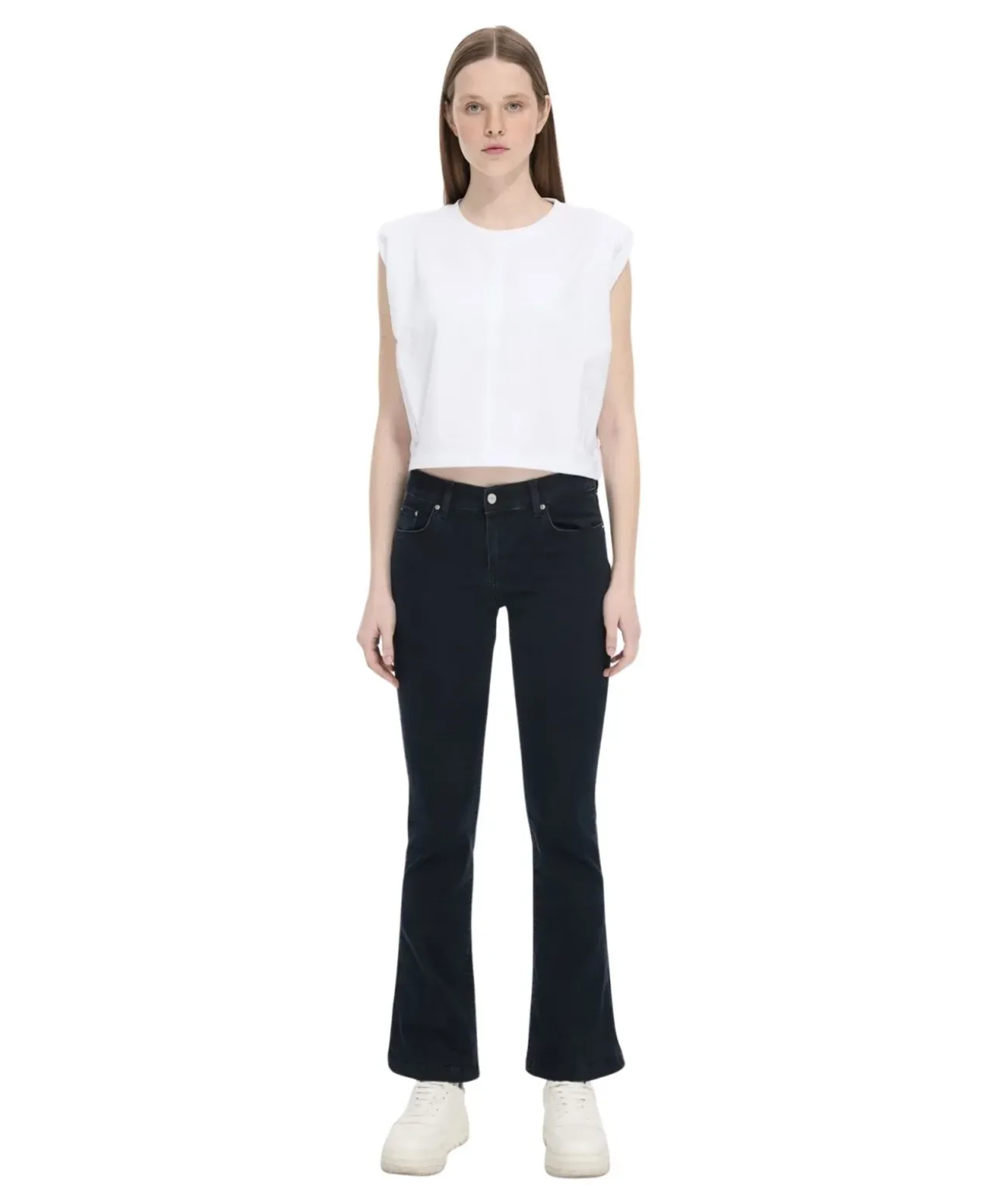 LTB Jeans Fallon in Dunkelblau mit Flared Leg