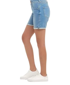 LTB Jeans Shorts Rosina in blau mit Doppelknopf-Verschluss