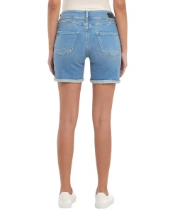 LTB Jeans Shorts Rosina in blau mit Doppelknopf-Verschluss