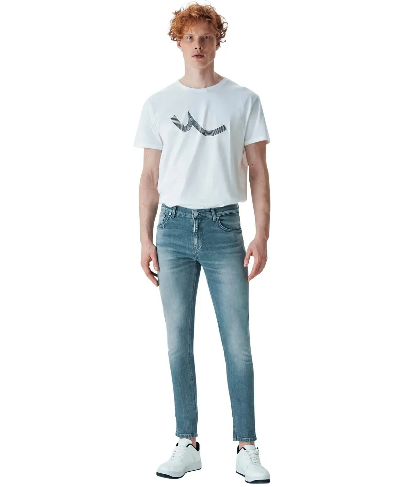 LTB Jeans Skinny Fit Smarty in heller Timo Waschung