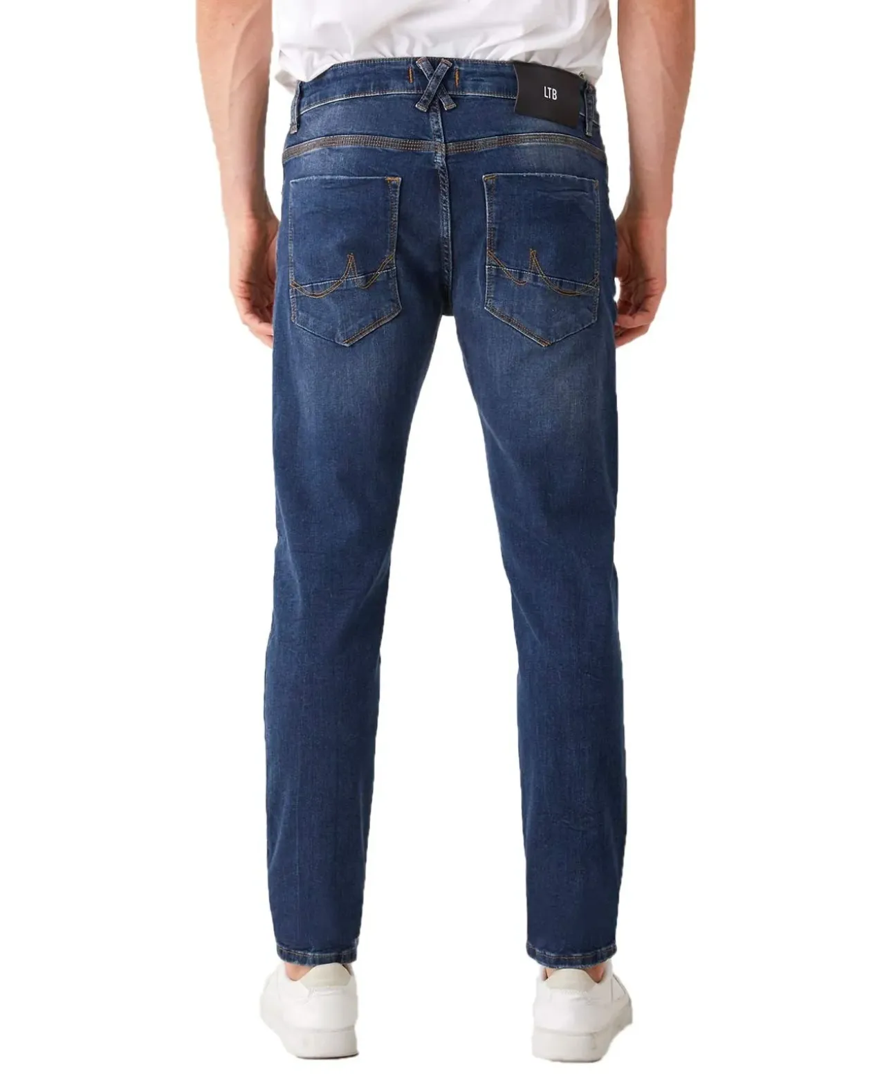 LTB Jeans Slim Fit Joshua mit Low Rise in dunklem Hercules