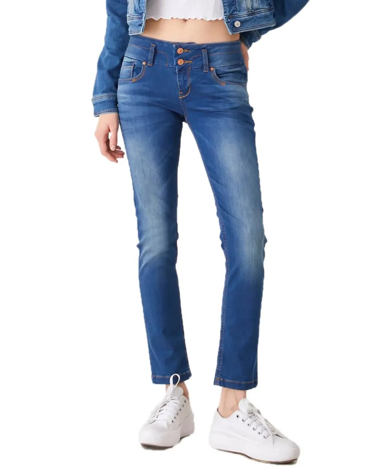 LTB Jeans Slim Fit Zena mit Doppelknopf in Valoel