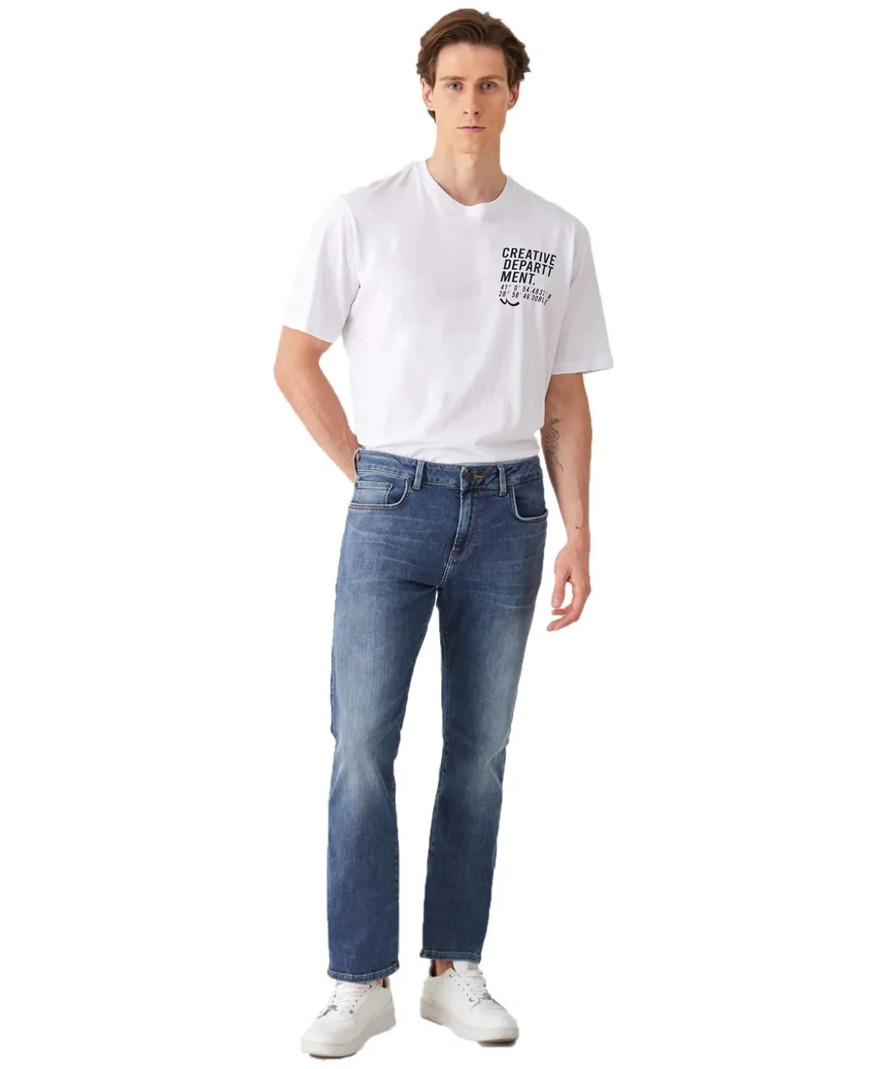 LTB Jeans Straight Fit Hollywood Z in blauem Altair