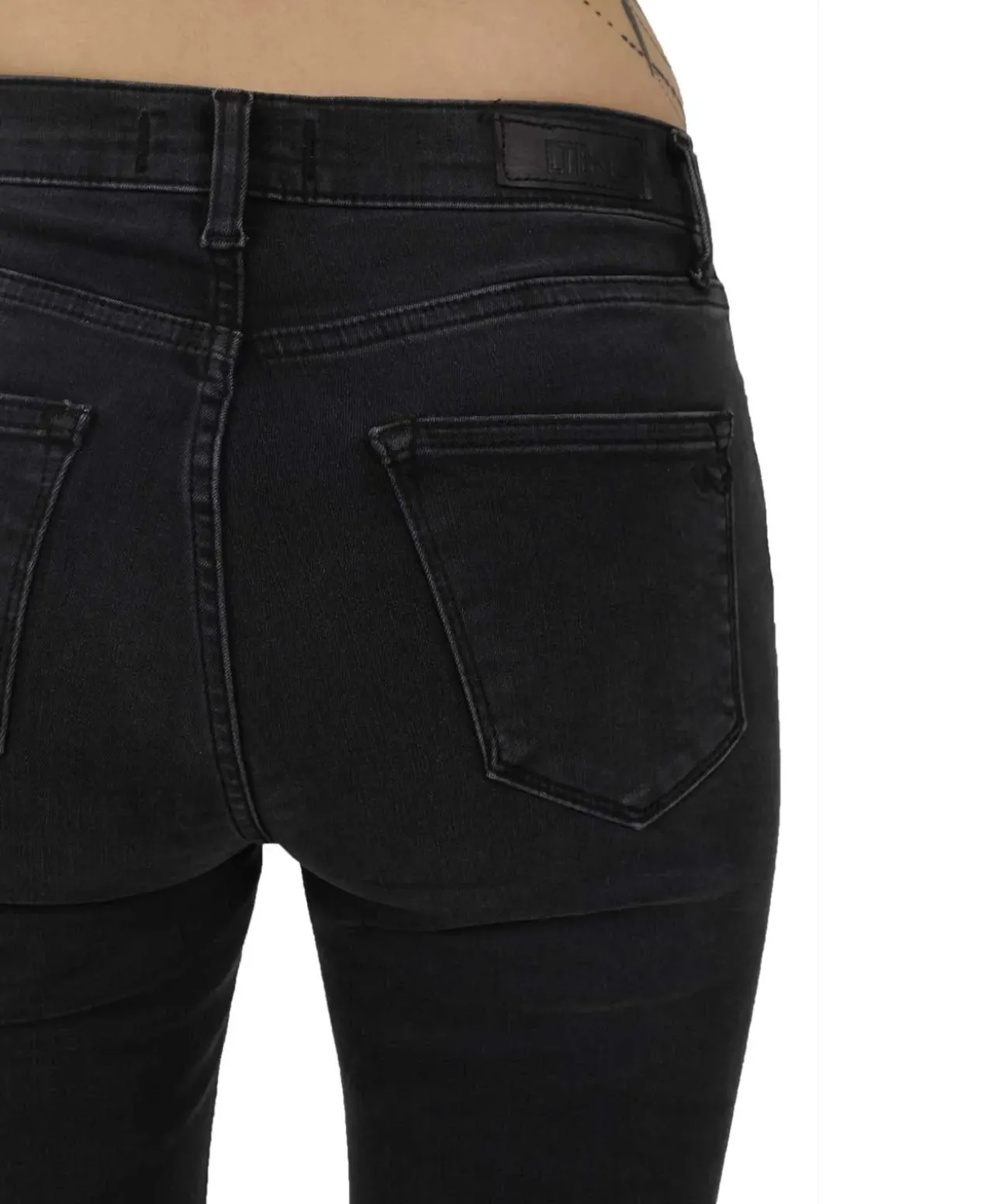 LTB Skinny Jeans Amy mit High Waist in schwarzem Erna