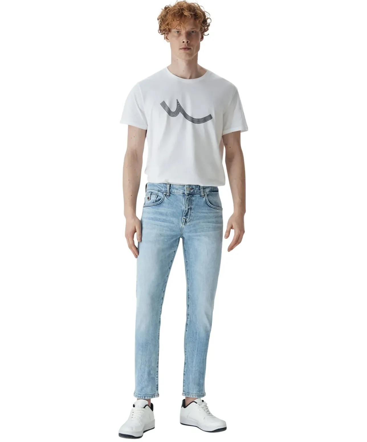 LTB Slim Fit Jeans Joshua in Bleached Used Waschung