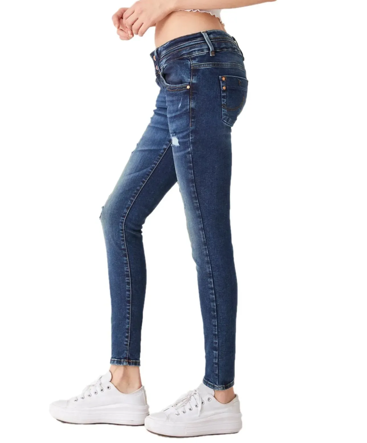 LTB Super Skinny Jeans Julita X in dunkelblauem Tessa
