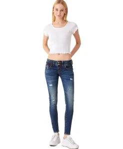 LTB Super Skinny Jeans Julita X in dunkelblauem Tessa