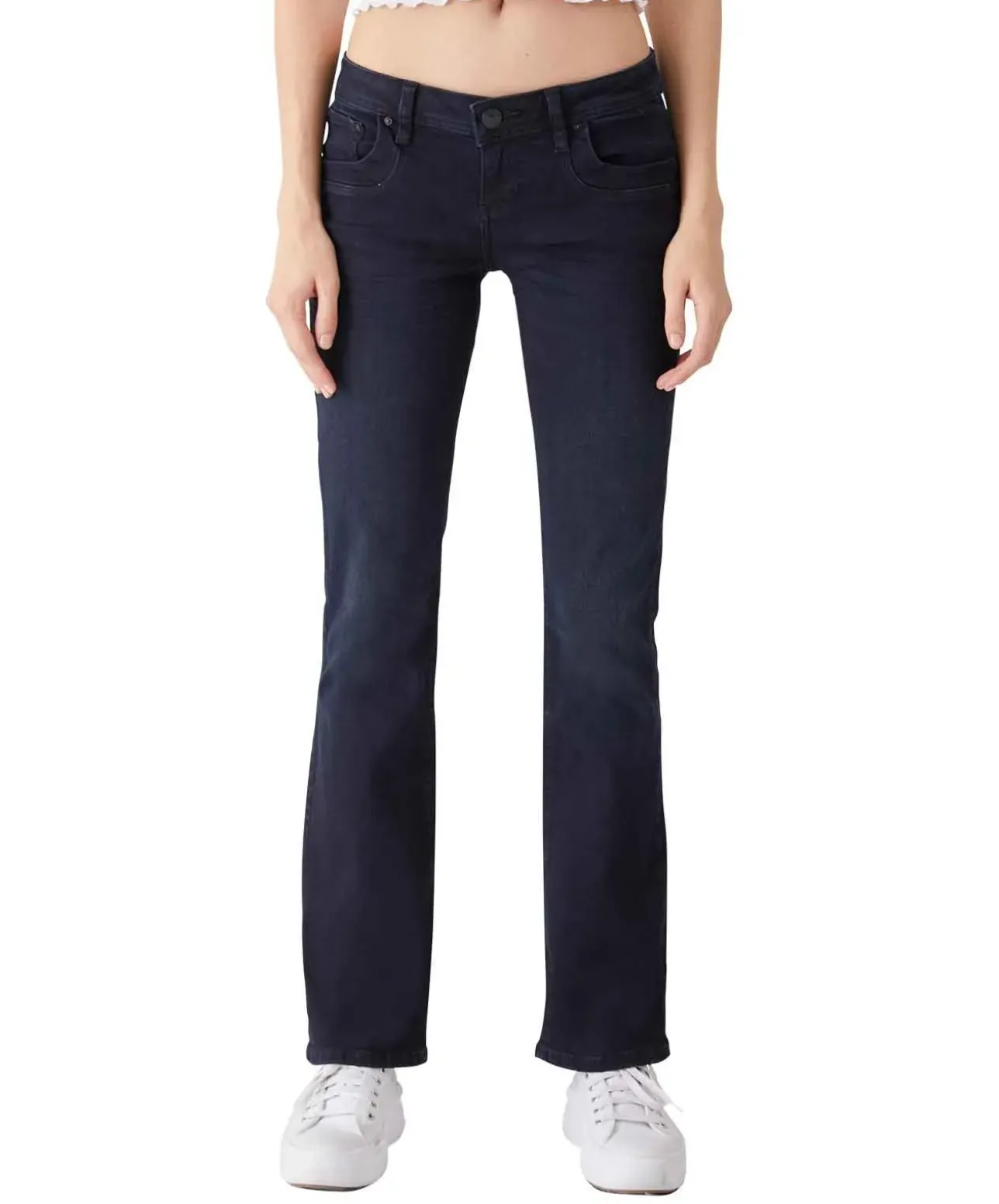 LTB Valerie - Bootcut Jeans aus dunkelblauem Denim