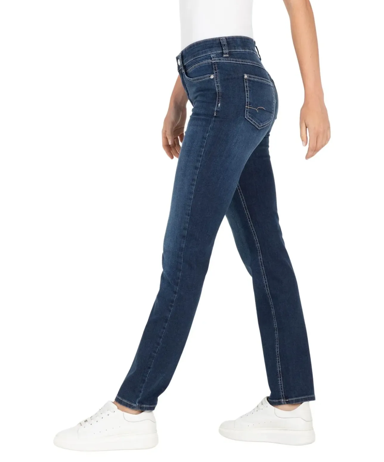 Mac Angela Jeans Slim Fit in New Basic Denim