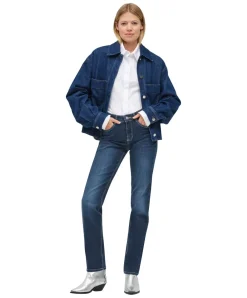 Mac Angela Jeans Slim Fit in New Basic Denim