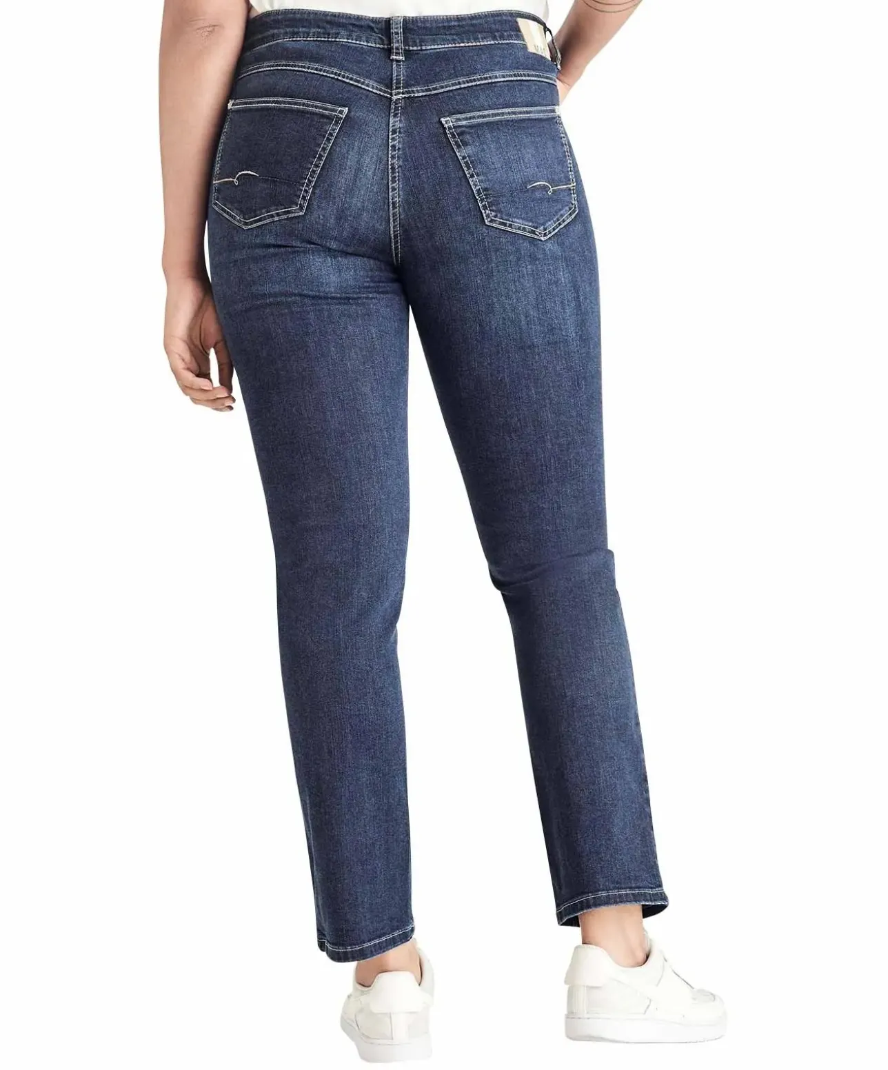 Mac Angela Jeans Slim Fit in New Basic Denim