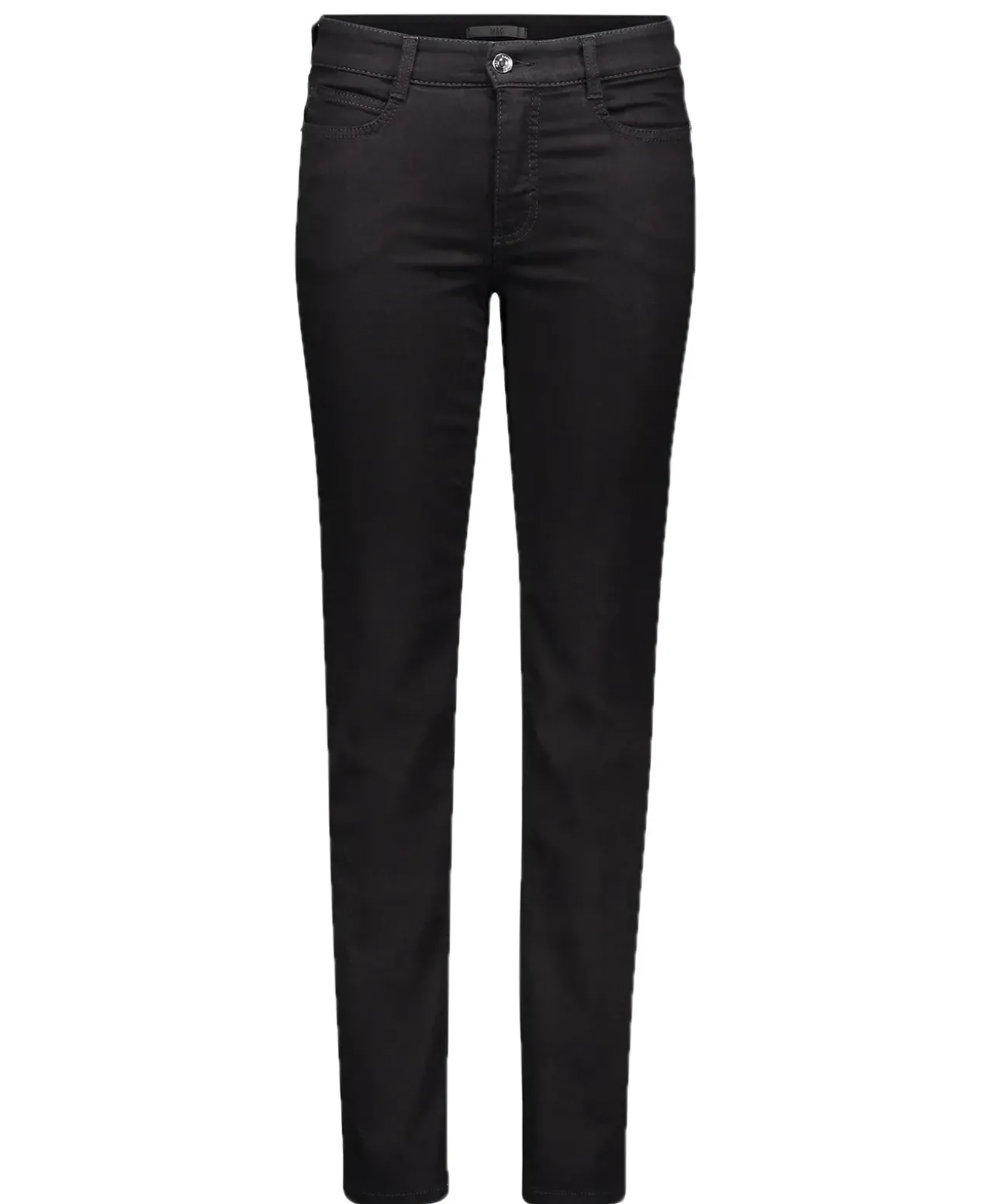 Mac Angela Jeans Slim Fit in schwarzem Black-Black