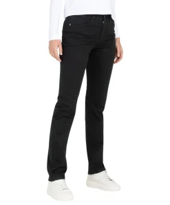 Mac Angela Jeans Slim Fit in schwarzem Black-Black