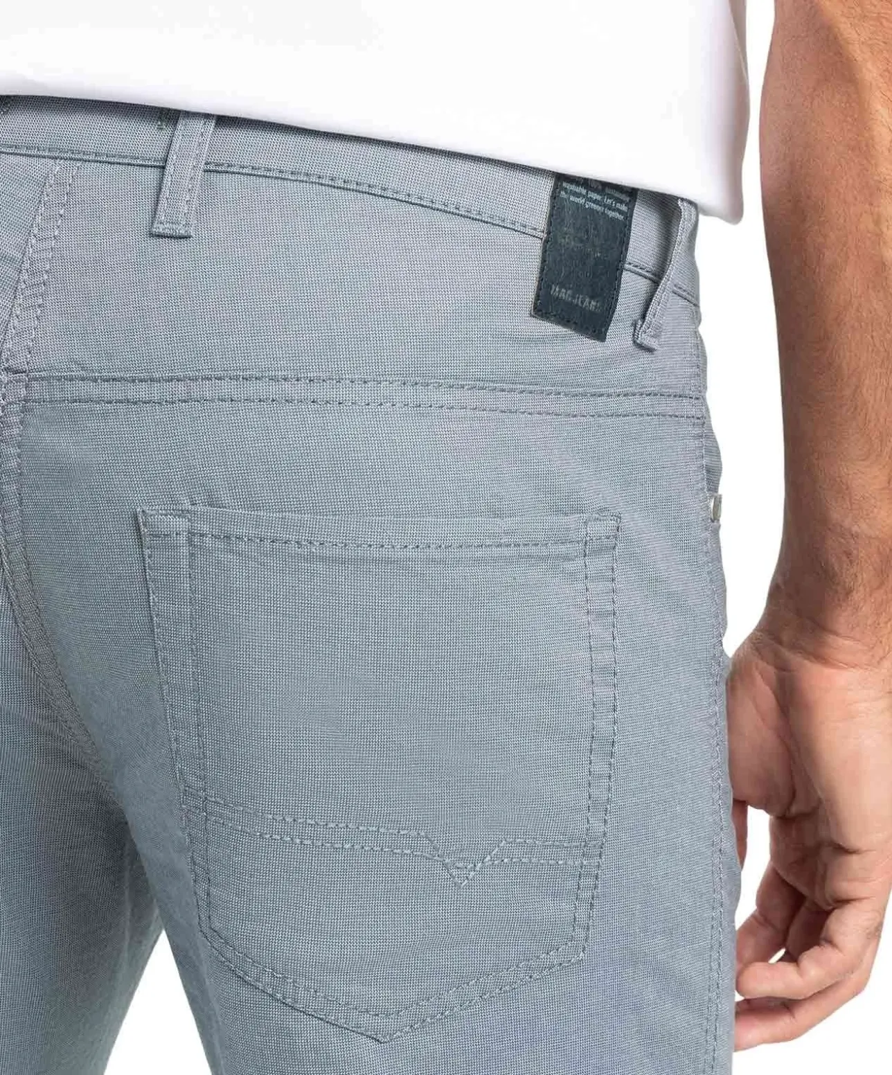 MAC Arne Hose mit Modern Fit im edlen Pepita-Look