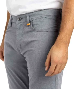 MAC Arne Hose mit Wabenstruktur in grauer Färbung