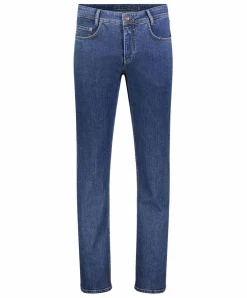 Mac Arne in Stone Washed Jeans mit geradem Bein