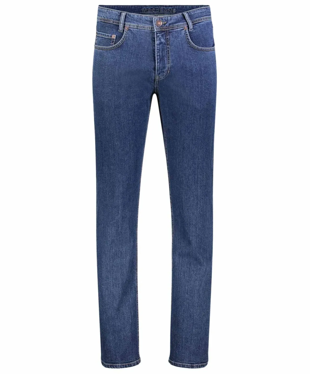 Mac Arne in Stone Washed Jeans mit geradem Bein