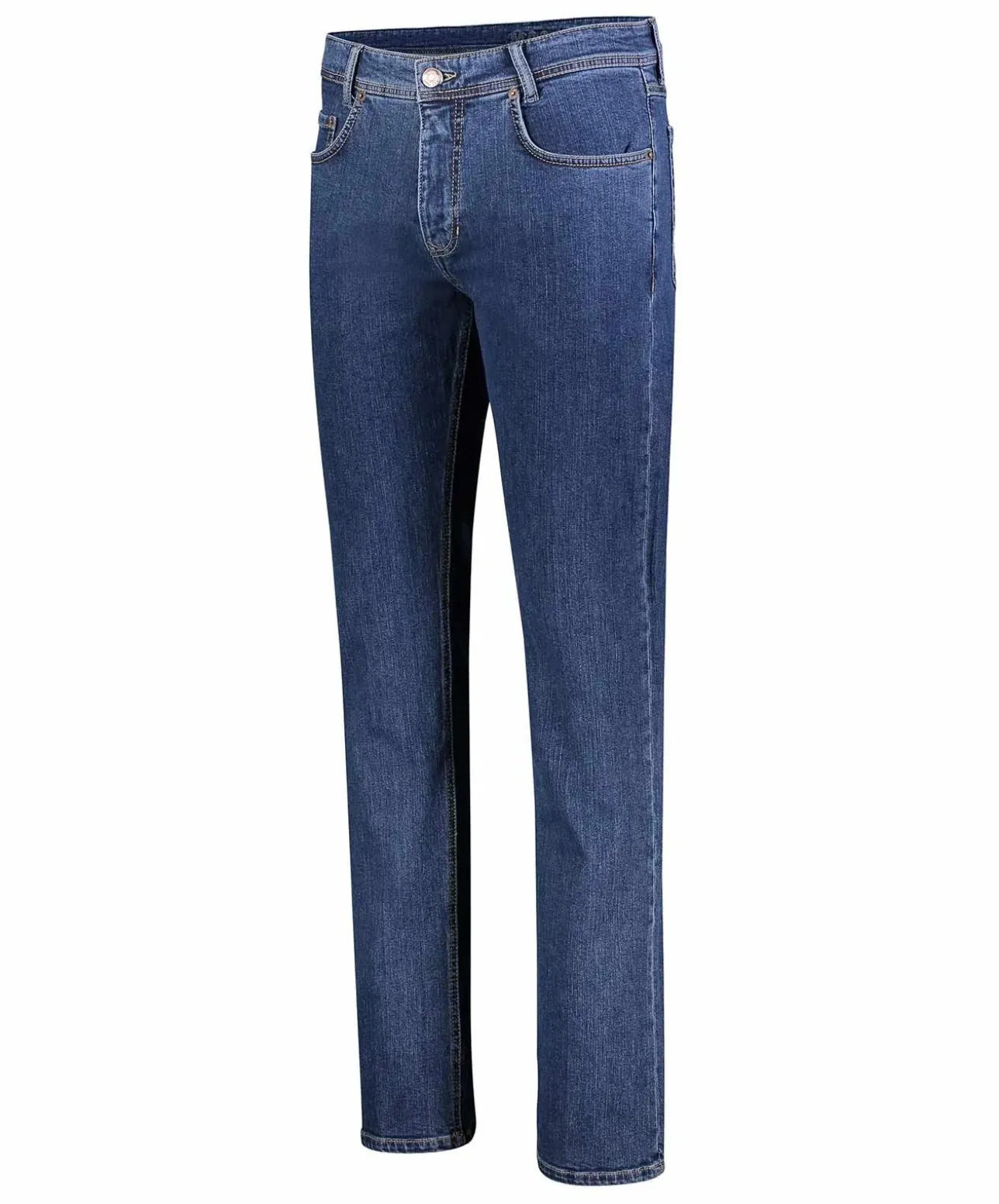 Mac Arne in Stone Washed Jeans mit geradem Bein
