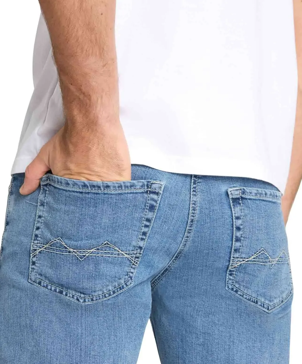 MAC Arne Jeans in Indigo Bleach mit schmalem Schnitt