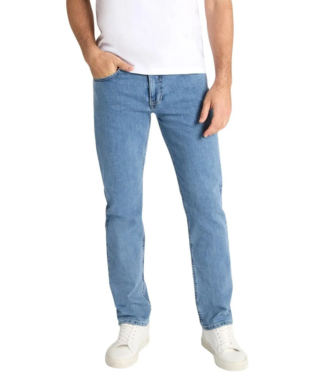 MAC Arne Jeans in Indigo Bleach mit schmalem Schnitt
