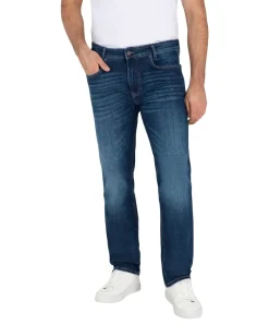 MAC Arne Jeans Modern Fit in dunkelblauer Waschung
