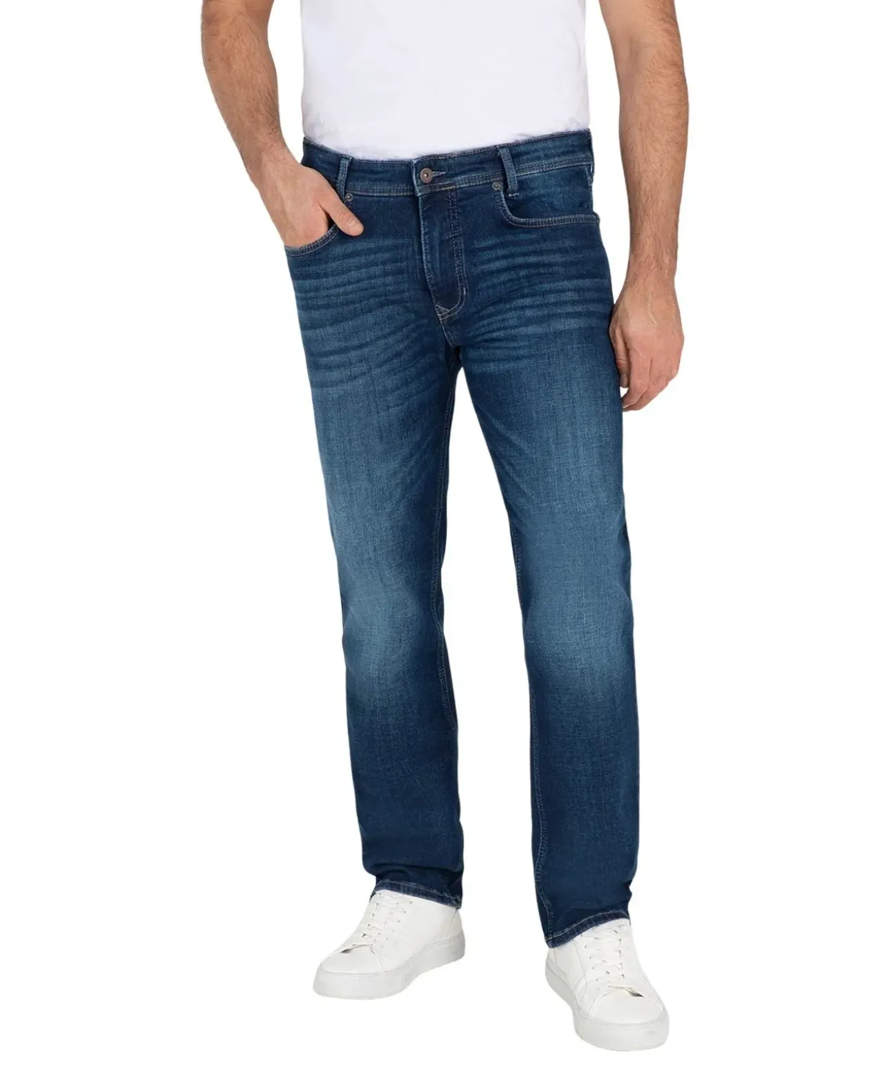 MAC Arne Jeans Modern Fit in dunkelblauer Waschung