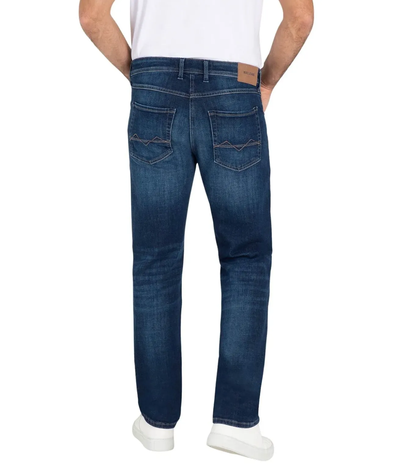 MAC Arne Jeans Modern Fit in dunkelblauer Waschung