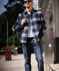 MAC Arne Jeans Modern Fit in dunkelblauer Waschung