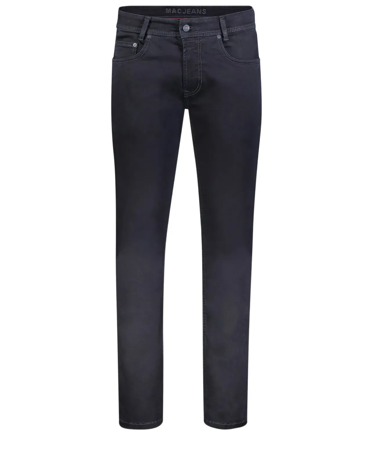 Mac Arne Pipe enge Jeans in Blue Black Waschung