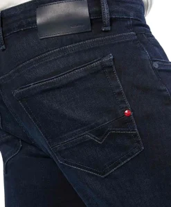 MAC Arne Pipe Flexx Denim in Blue Black 3D Authentic Wash