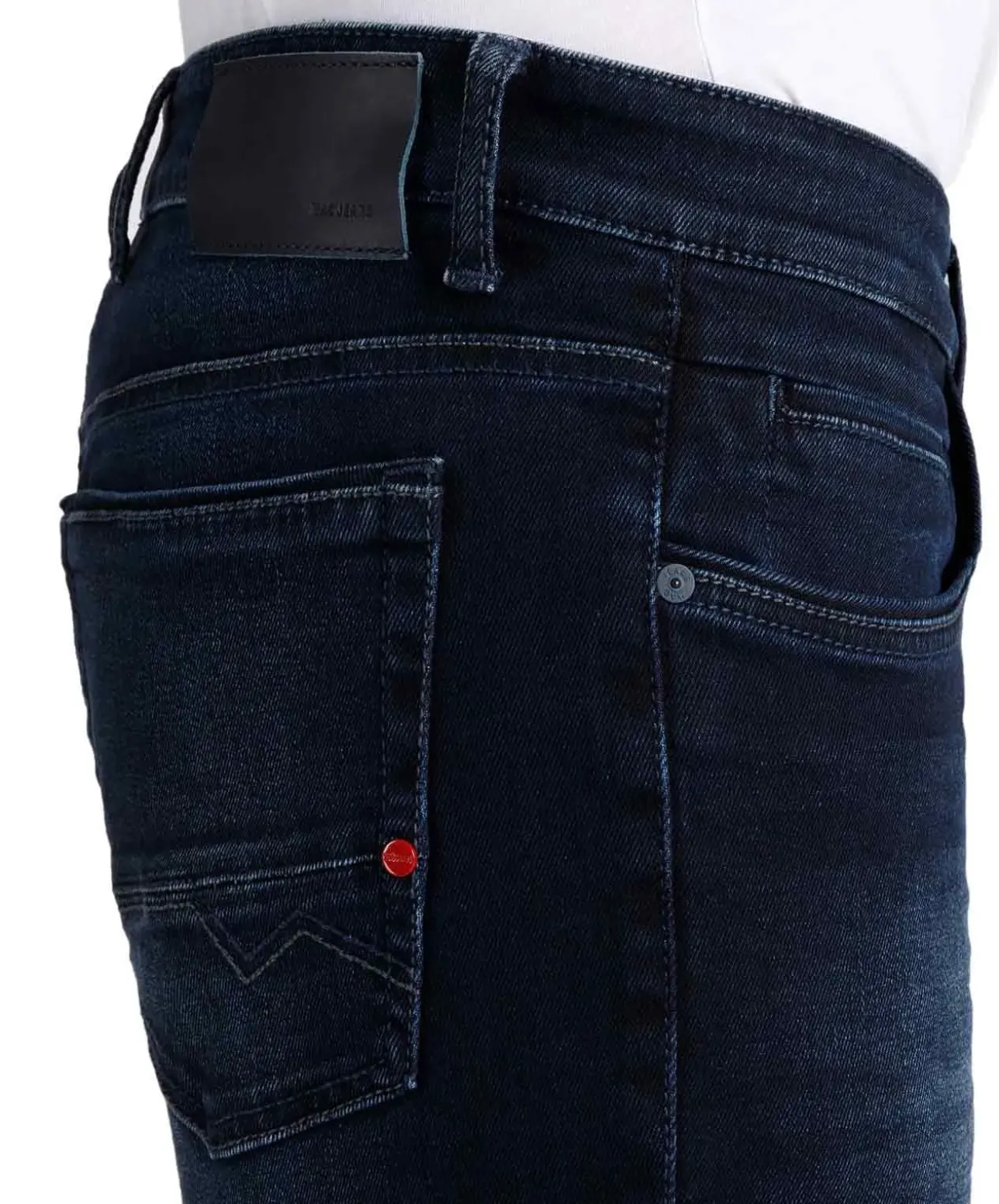 MAC Arne Pipe Flexx Denim in Blue Black 3D Authentic Wash