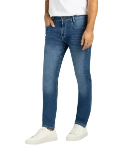 MAC Arne Pipe Jeans in blauer Vintage-Waschung