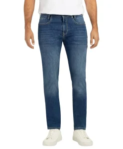 MAC Arne Pipe Jeans in blauer Vintage-Waschung