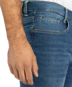 MAC Arne Pipe Jeans in blauer Vintage-Waschung