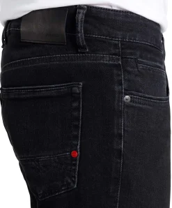 Mac Arne Pipe Jeans in schwarzer schmaler Beinform