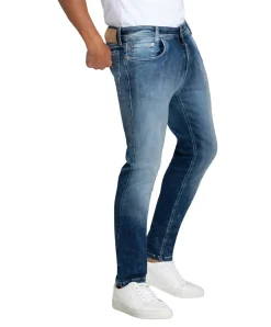 Mac Arne Pipe Jeans Modern Fit in authentischen Mittelblau